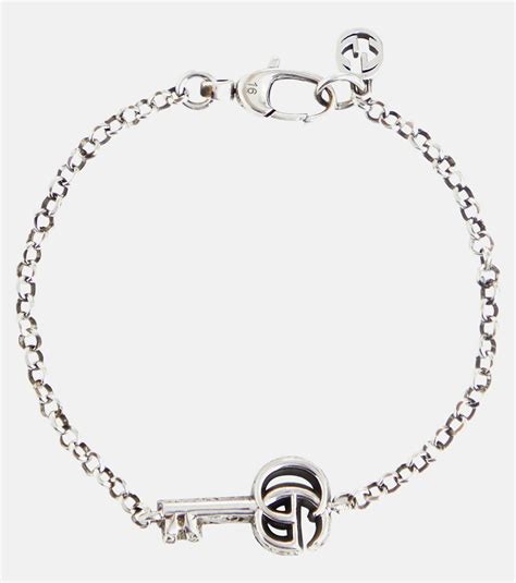 gucci double g key bracelet